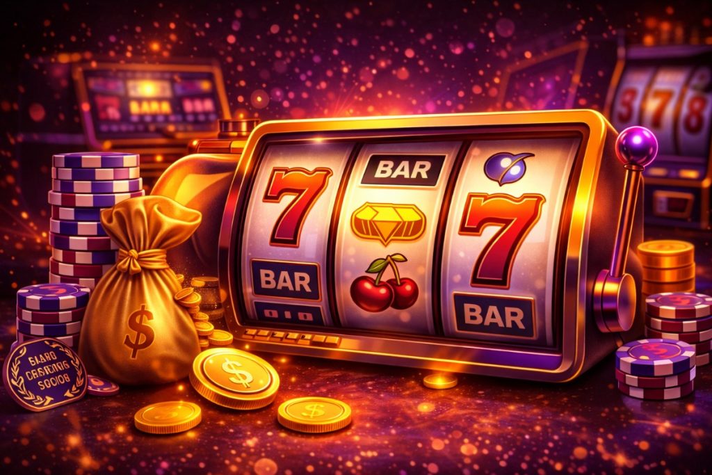Lucky spin at the casino
